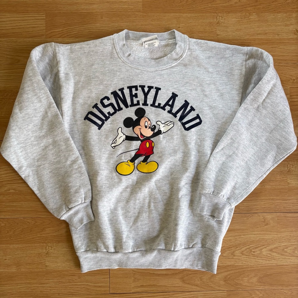 Vintage 90s Disneyland Mickey Mouse Crew Neck Sweatshirt